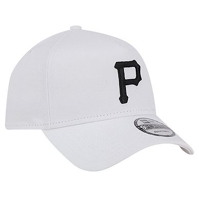 Men's New Era White Pittsburgh Pirates TC A-Frame 9FORTY Adjustable Hat