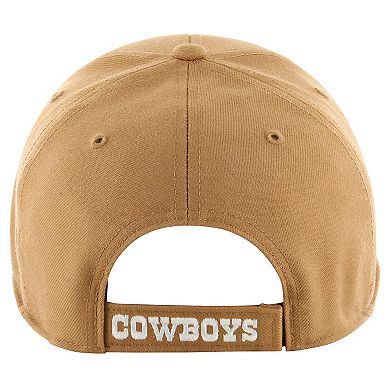 Men's '47 Tan Dallas Cowboys MVP Camel Adjustable Hat