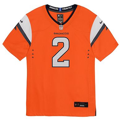 Preschool Nike Patrick Surtain II Orange Denver Broncos Game Jersey