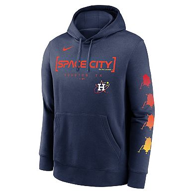 Men's Nike Navy Houston Astros City Connect Club Pullover Hoodie