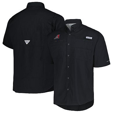 Men's Columbia Black Arizona Diamondbacks Tamiami Omni-Shade Button-Down Shirt