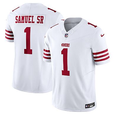 Men's Nike Deebo Samuel Sr White San Francisco 49ers Vapor F.U.S.E. Limited Jersey