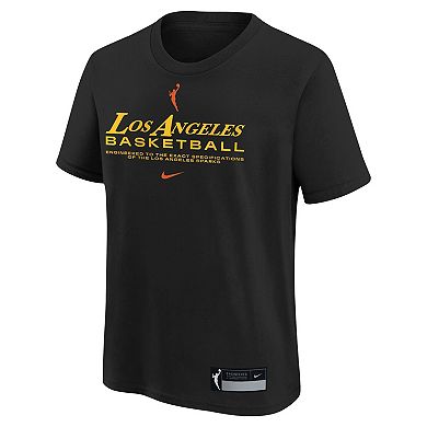 Youth Nike Black Los Angeles Sparks Legend Practice Performance T-Shirt