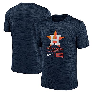 Men's Nike Navy Houston Astros Large Logo Velocity T-Shirt