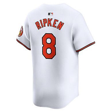 Men's Nike Cal Ripken Jr. White Baltimore Orioles Home Limited Player Jersey