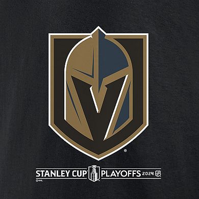 Men's Fanatics Branded  Black Vegas Golden Knights 2024 Stanley Cup Playoffs Breakout T-Shirt