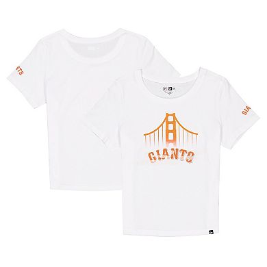 Women's New Era White San Francisco Giants  City Connect T-Shirt