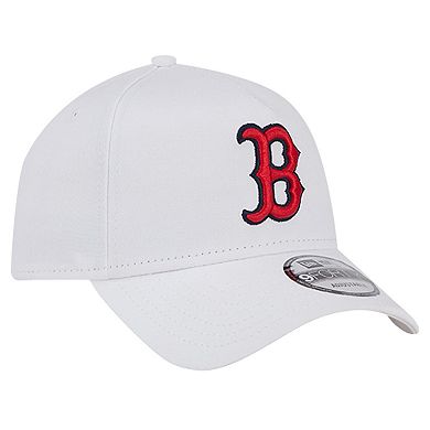 Men's New Era White Boston Red Sox TC A-Frame 9FORTY Adjustable Hat