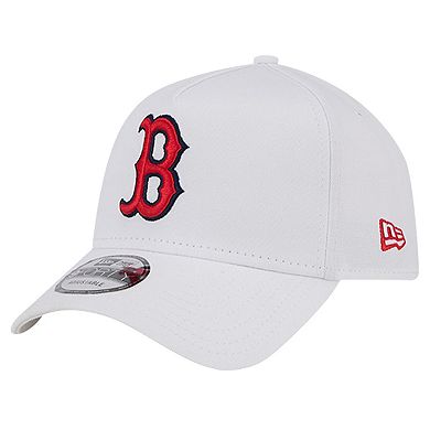 Men's New Era White Boston Red Sox TC A-Frame 9FORTY Adjustable Hat