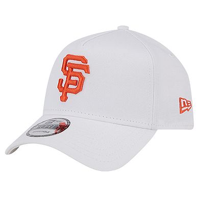 Men's New Era White San Francisco Giants TC A-Frame 9FORTY Adjustable Hat