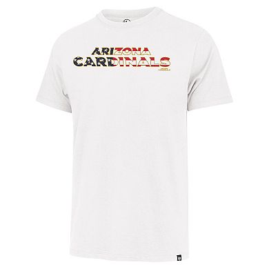 Men's '47 White Arizona Cardinals Flag Script Franklin T-Shirt