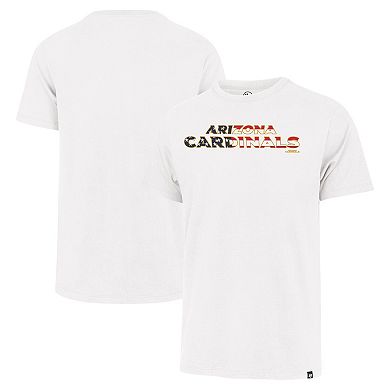 Men's '47 White Arizona Cardinals Flag Script Franklin T-Shirt