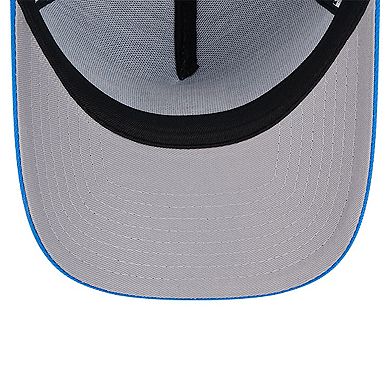 Men's New Era Blue Oklahoma City Thunder A-Frame 9FORTY Adjustable Hat
