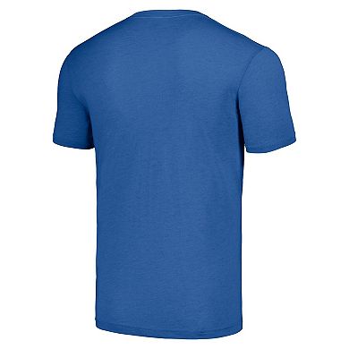 Men's Homage Royal Texas Rangers Hyper Local Tri-Blend T-Shirt