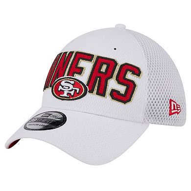 Men's New Era White San Francisco 49ers Breakers 39THIRTY Flex Hat