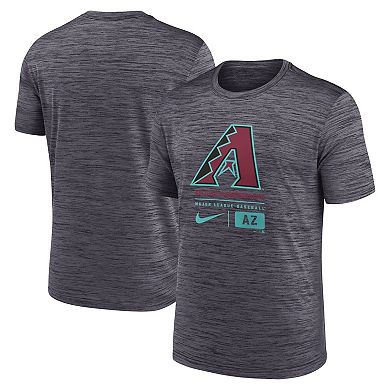 Men's Nike Black Arizona Diamondbacks Large Logo Velocity T-Shirt