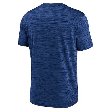 Men's Nike Royal Texas Rangers Large Logo Velocity T-Shirt