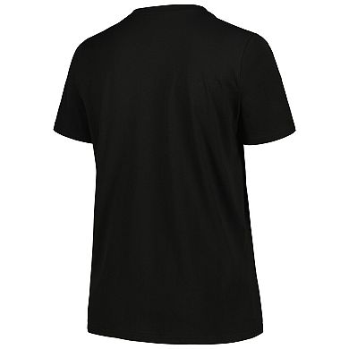 Women's New Era Black Chicago White Sox Plus Size City Connect T-Shirt