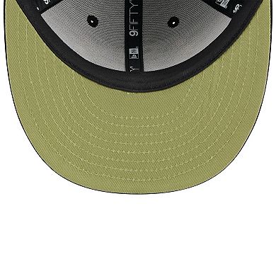 Men's New Era  Black Oakland Athletics 2024 Armed Forces Day Low Profile 9FIFTY Snapback Hat