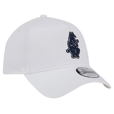 Men's New Era White Chicago Cubs TC A-Frame 9FORTY Adjustable Hat