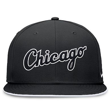 Men's Nike Black Chicago White Sox Primetime True Performance Fitted Hat