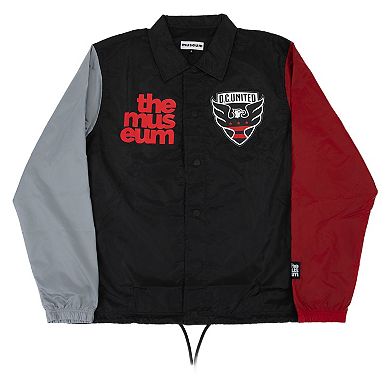 Men's The Museum x D.C. United  Black Full-Snap Coaches Jacket