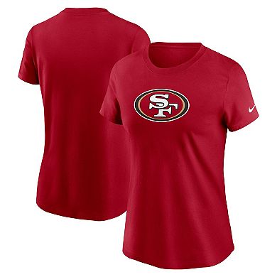 Women's Nike Scarlet San Francisco 49ers Primary Logo T-Shirt