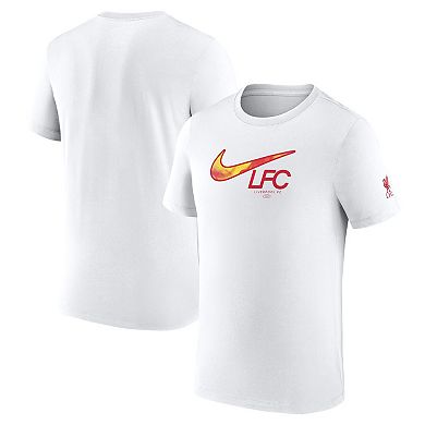 Men's Nike White Liverpool Swoosh T-Shirt