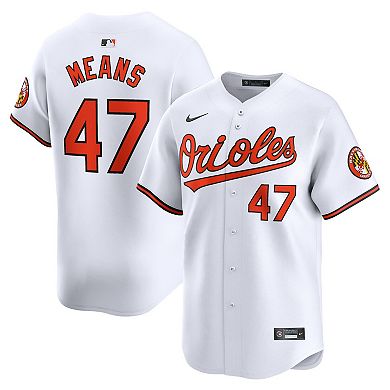 Men's Nike John Means White Baltimore Orioles Home Limited Player Jersey