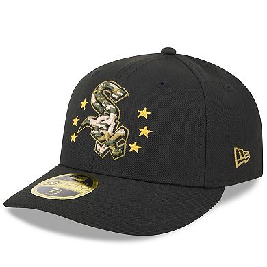 Men's New Era  Black Chicago White Sox 2024 Armed Forces Day Low Profile 59FIFTY Fitted Hat