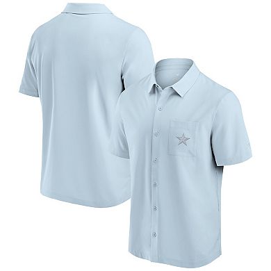 Men's Fanatics Signature Light Blue Dallas Cowboys Front Office Button-Up Shirt