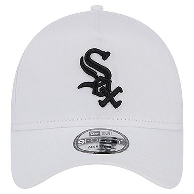 Men's New Era White Chicago White Sox TC A-Frame 9FORTY Adjustable Hat