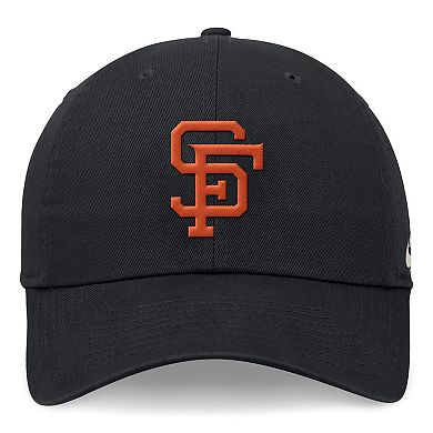 Men's Nike Black San Francisco Giants Rewind Cooperstown Collection Club Adjustable Hat
