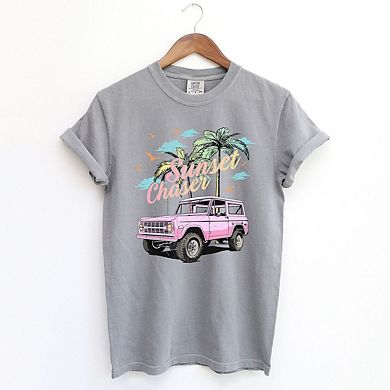 Sunset Chaser Jeep Garment Dyed Tees