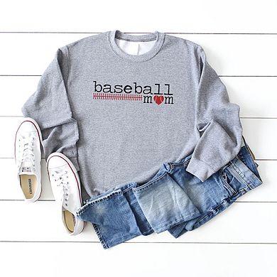 Baseball Mom Colorful Sweatshirt