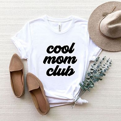 Cool Mom Club Short Sleeve Graphic Tee
