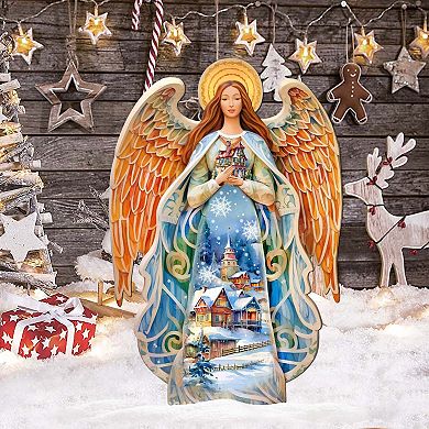 Blessing Home Angel Outdoor Decor By G. Debrekht Nativity Holiday Decor