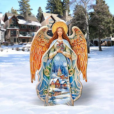 Blessing Home Angel Outdoor Decor By G. Debrekht Nativity Holiday Decor