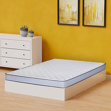 Continental Sleep, 5" Medium Firm High Density Foam Mattress, Cooler Sleep