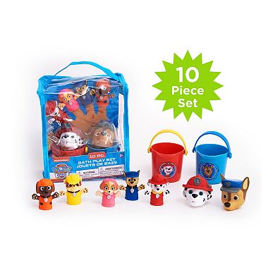 PAW Patrol 10-Piece Bath Toy Value Set