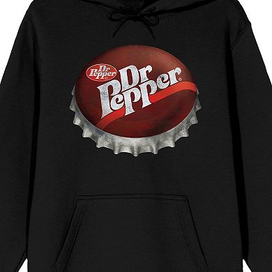 Juniors' Dr. Pepper Bottle Cap Graphic Hoodie