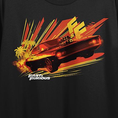 Juniors' Fast & Furious Dodge Flowy Graphic Tee