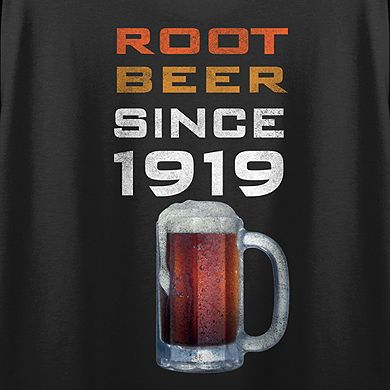 Juniors' A&W Root Beer "Since 1919" Mug Logo Flowy Graphic Tee