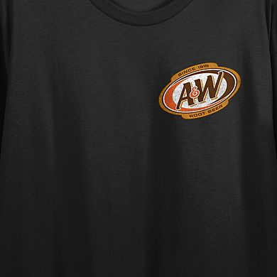 Juniors' A&W Root Beer "Since 1919" Mug Logo Flowy Graphic Tee