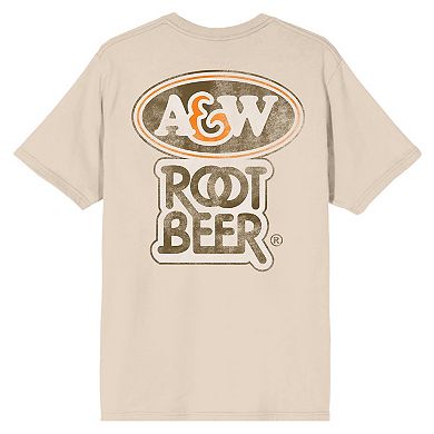 Juniors' A&W Root Beer Vintage Logo Graphic Tee