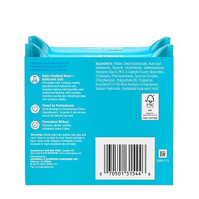 Neutrogena 2-Pack Hydro Boost Face Cleansing Cloths & Makeup Wipes