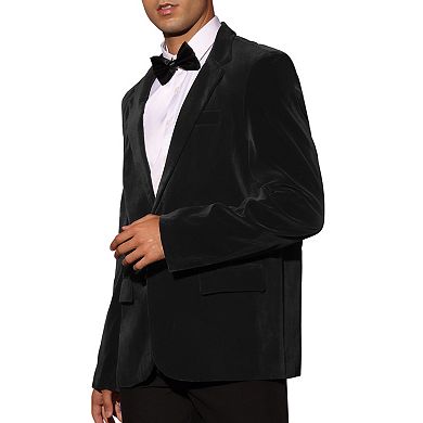 Men's Notch Lapel One Button Single Breasted Formal Blazers Sports Coats