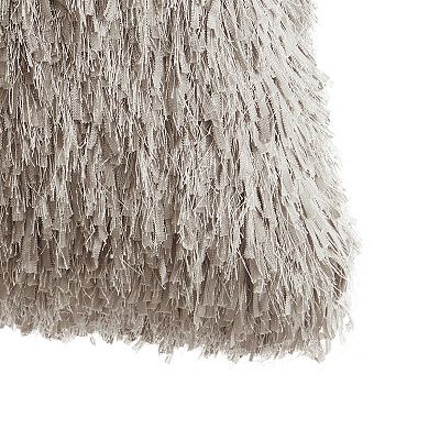 Modern Elements Keegan 18" x 18" Faux Fur Shag Decorative Pillow