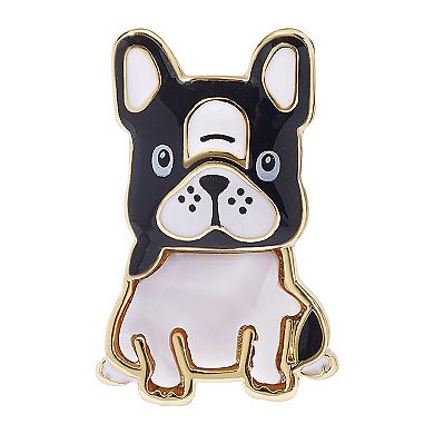 Celebrate Together™ Gold Tone Enameled French Bulldog Drop Earrings