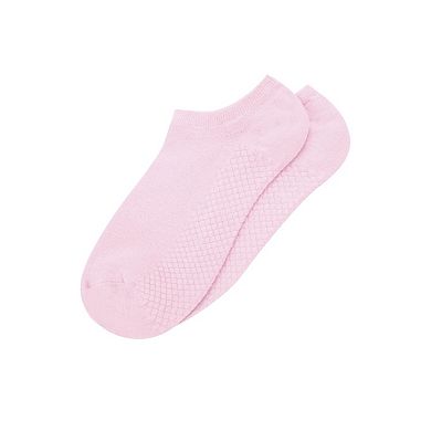 Women Textured Solid Casual Cotton Ankle Low Cut Socks 10 Pairs